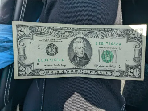 1985 $20 bill from a n ATM machine