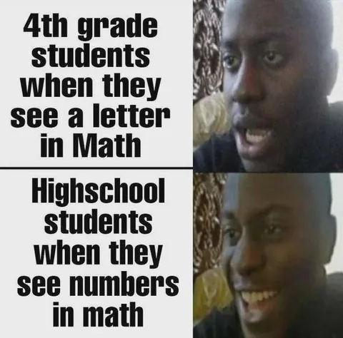 Letters... Numbers...