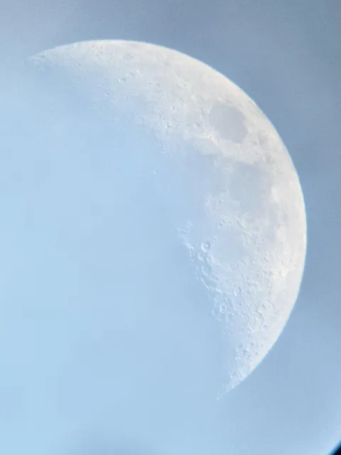 Our Moon During The Daytime.