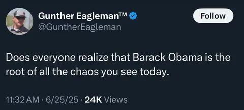 Does everyone realize that the racist white backlash towards Obama is the root of all the chaos that we all see today?!