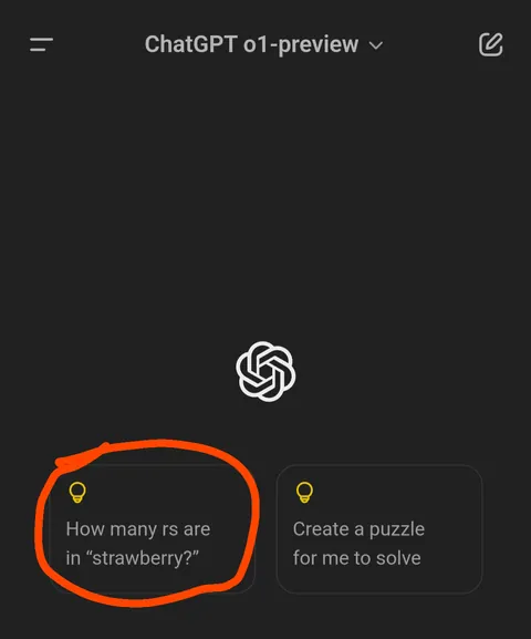 We gave so much Strawberry tests that it became a suggestion prompt for the new GPT