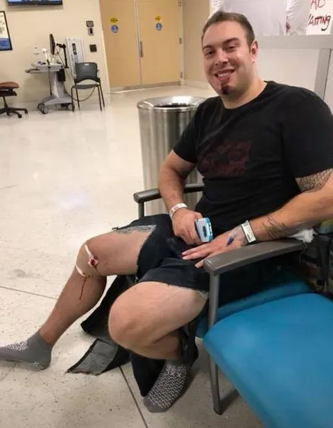 This man took a bullet while protecting my sister from the gunfire in Vegas.