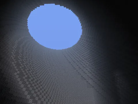 My first tower in Minecraft, guys.