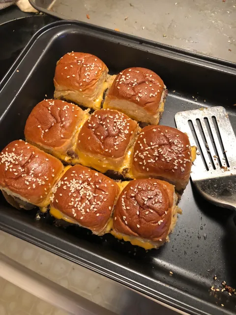 [Homemade] Cheeseburger sliders