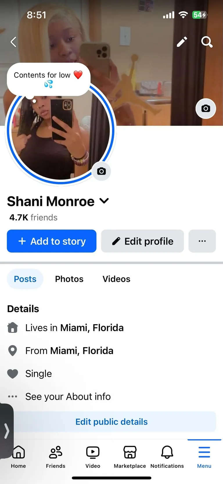 Dm for vids ❤️💕Or Add Fb ( Shani Monroe