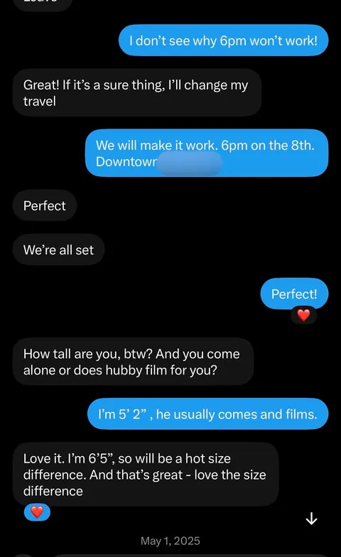 I love when a date starts days beforehand. Outfit shopping. Texting. Building up to it. Hubby’s excitement. Then finally we meet and it’s icing on the cake. Quite literally.