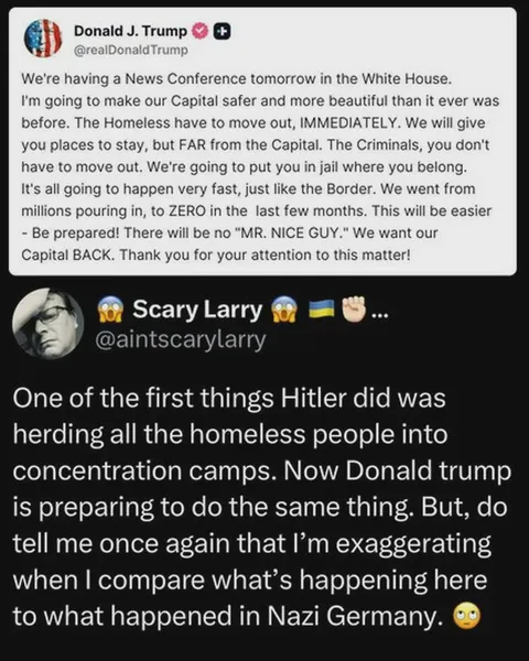 The road to fascism is paved with people telling you to stop overreacting