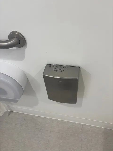 Walked into the bathroom at my Primary Care office to find this