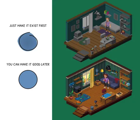 How it started and how it ended.