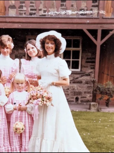My mum and her dad at her wedding - 1973