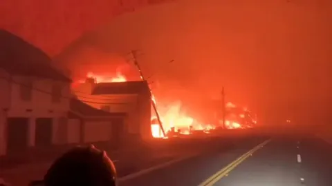 This is Malibu - one of the wealthiest affluent places on the entire planet, now it’s being burnt to ashes. 