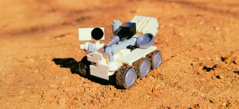Lego Perseverance on the surface of Mars