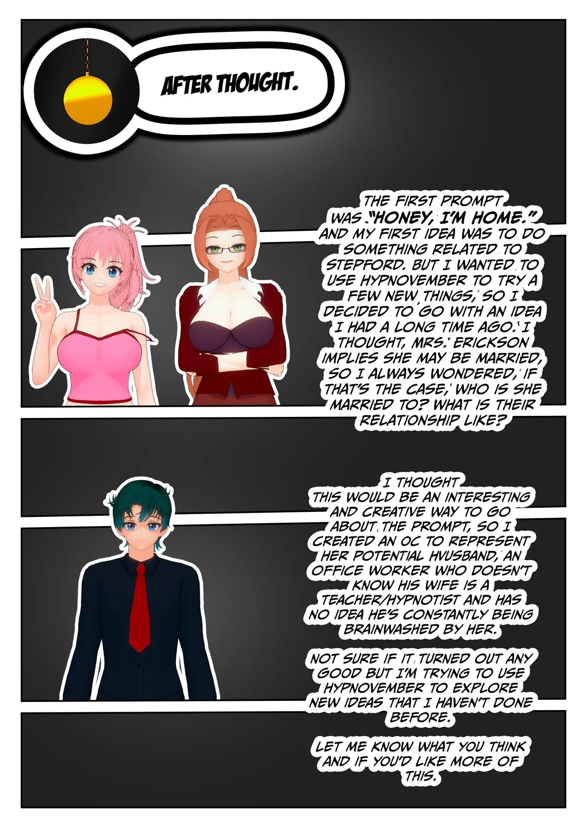 HN25 - Day 01 - Honey I'm home - [Comic] [Crystal] [Mrs. Erickson] [by RollB]