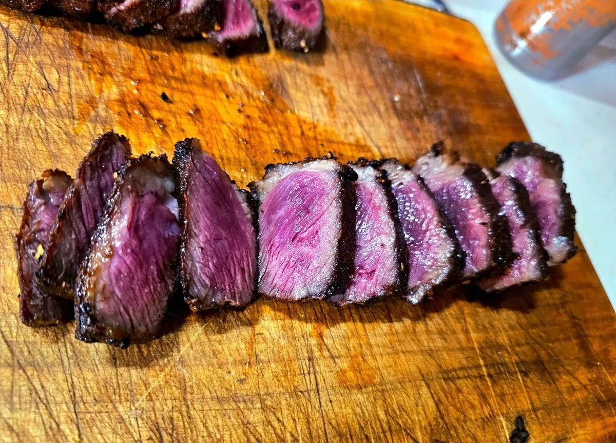 [Homemade] Steak &amp; Eggs on a Potato Pancake