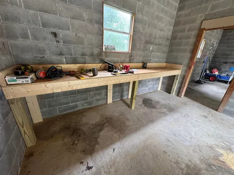 Here’s an image dump of my garage over the past year. My dad painted everything on the walls. He had a blast! Hope y’all like it.