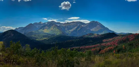 Wasatch range on a blustery fall day. UT [OC] [3542 x 1698]