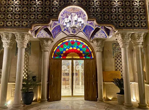 Youtab Hotel in Shiraz, Iran. Recently built in accordance with classical  Iranian Architecture