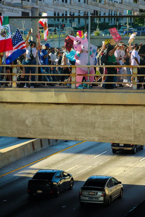 Today in Los Angeles, the people fought back. [OC]