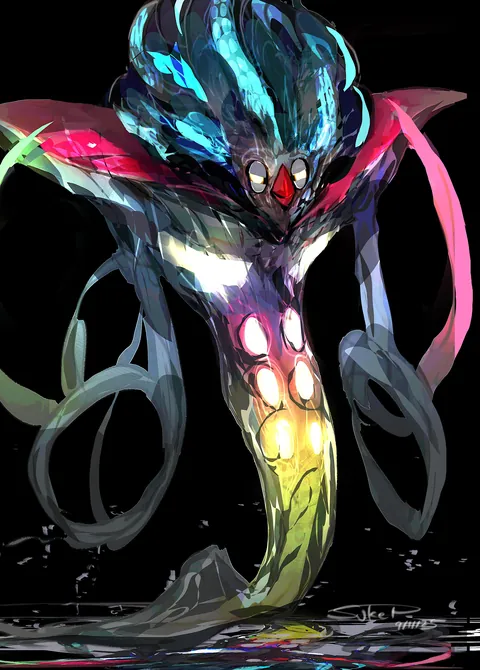 I painted Mega Malamar! [OC]