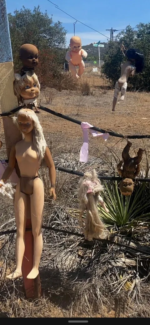 This creepy ass place we found in the middle of nowhere in the mountains east of San Diego.