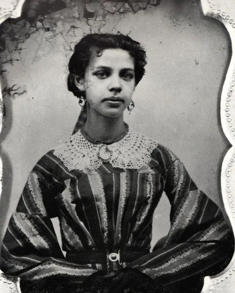 A Creole woman in Louisiana, ca. 1860's.