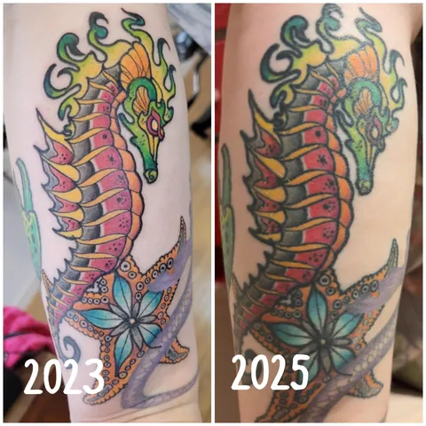Before and after tattoos