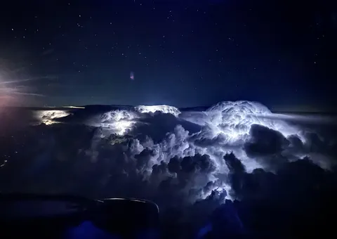 ITAP of a thunderstorm from my plane