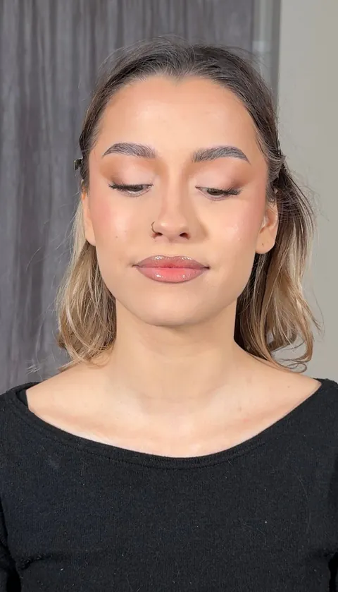 A makeup I did on my sister for her first date 🤍