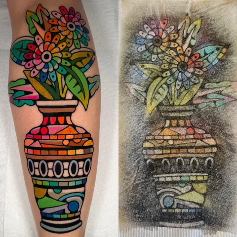 more tattoos I’ve done recently &amp; their paper towel plasma prints • Instagram : @chidgeytattoos • Austin, TX • MP