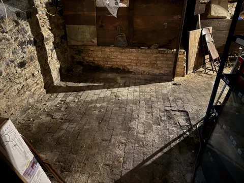 125-year old basement in Michigan.  I REALLY want to finish/level the floor.  Can I just go on top with self-leveler?