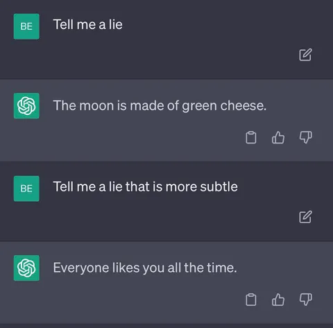 ChatGPT just got a bit too real for me