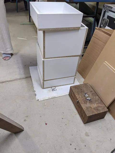 From a scribble on a piece of paper to the final product. Wife was happy in the end.