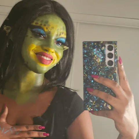 Last Year's Halloween Makeup :]