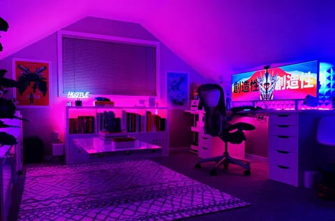 Making the most of my Attic Home Office. (WIP)