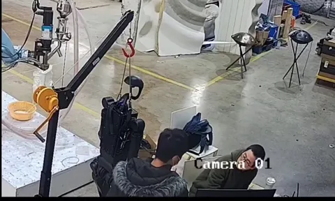 Humanoid robot goes off during training