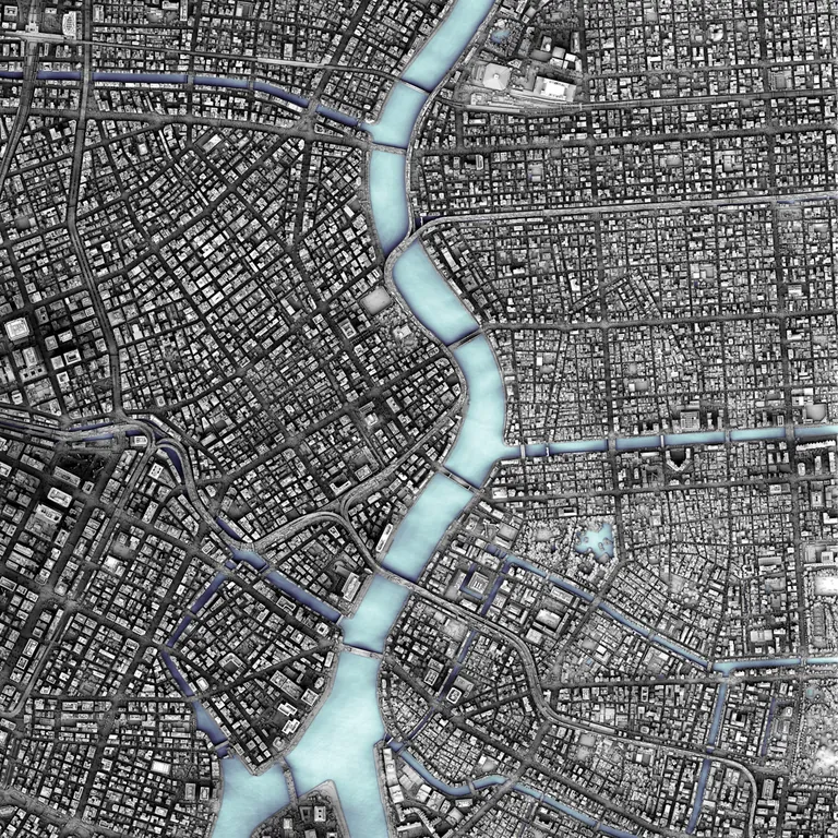 [OC] Fragments from my collection of very detailed shaded maps of cities