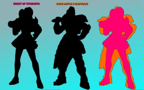 Heart of Strength Silhouette Comparison