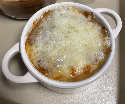 First time French onion soup