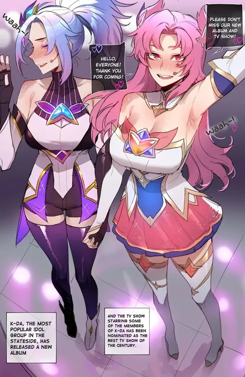 The Star Guardian Orgy [Staring Kai'sa, Akali, Ahri and Seraphine] (Ratatatat74)