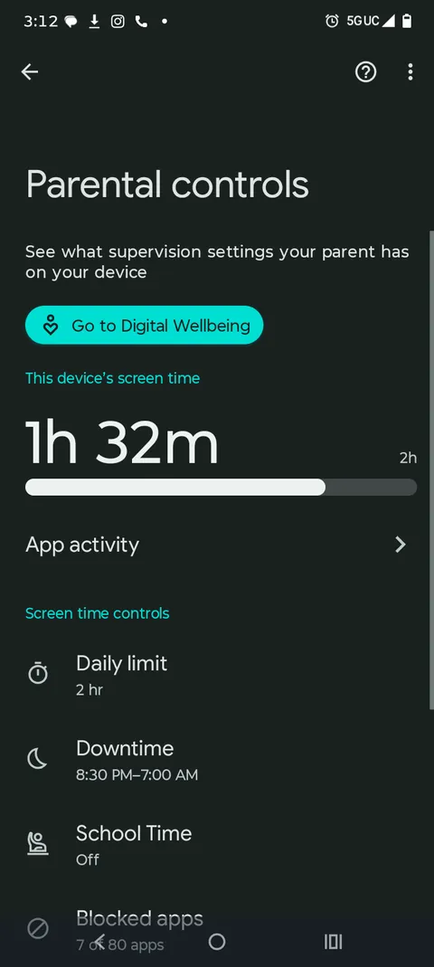 Haha, thanks dad for neutering my fucking phone just because you were bored