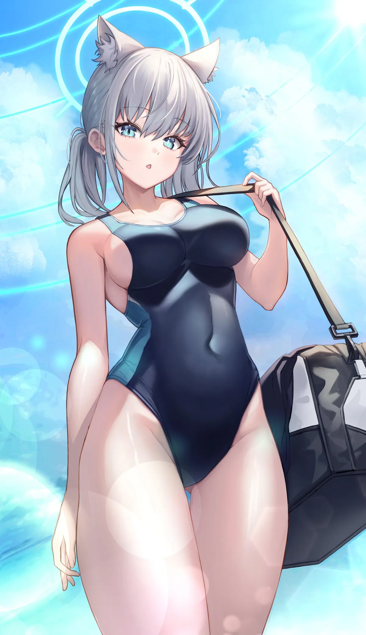 Shiroko on some swimming sessions (GwingGwing)