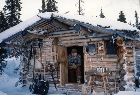 Richard Proenneke. He lived alone in the Alaskan wilderness for nearly thirty years (1968-1998). 