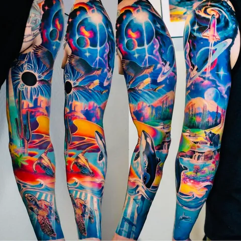 My sleeve done by Sienna at True Love Ink in Seattle