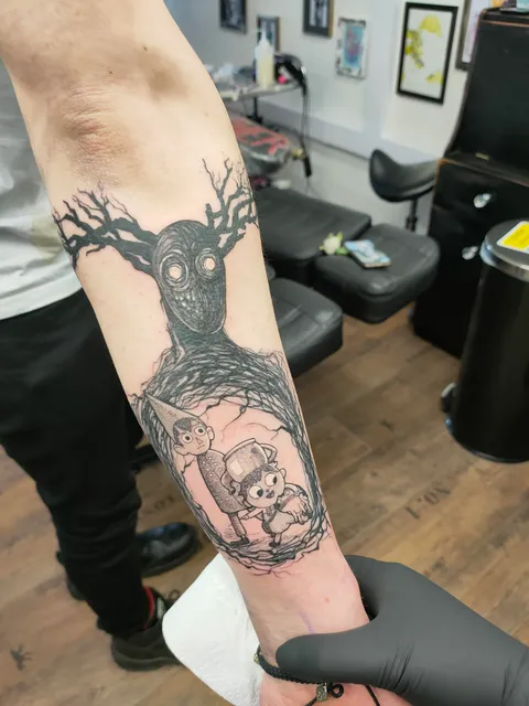 The Beast from Over the garden wall. Done in Picturehouse studio in Chippenham UK by Gemma