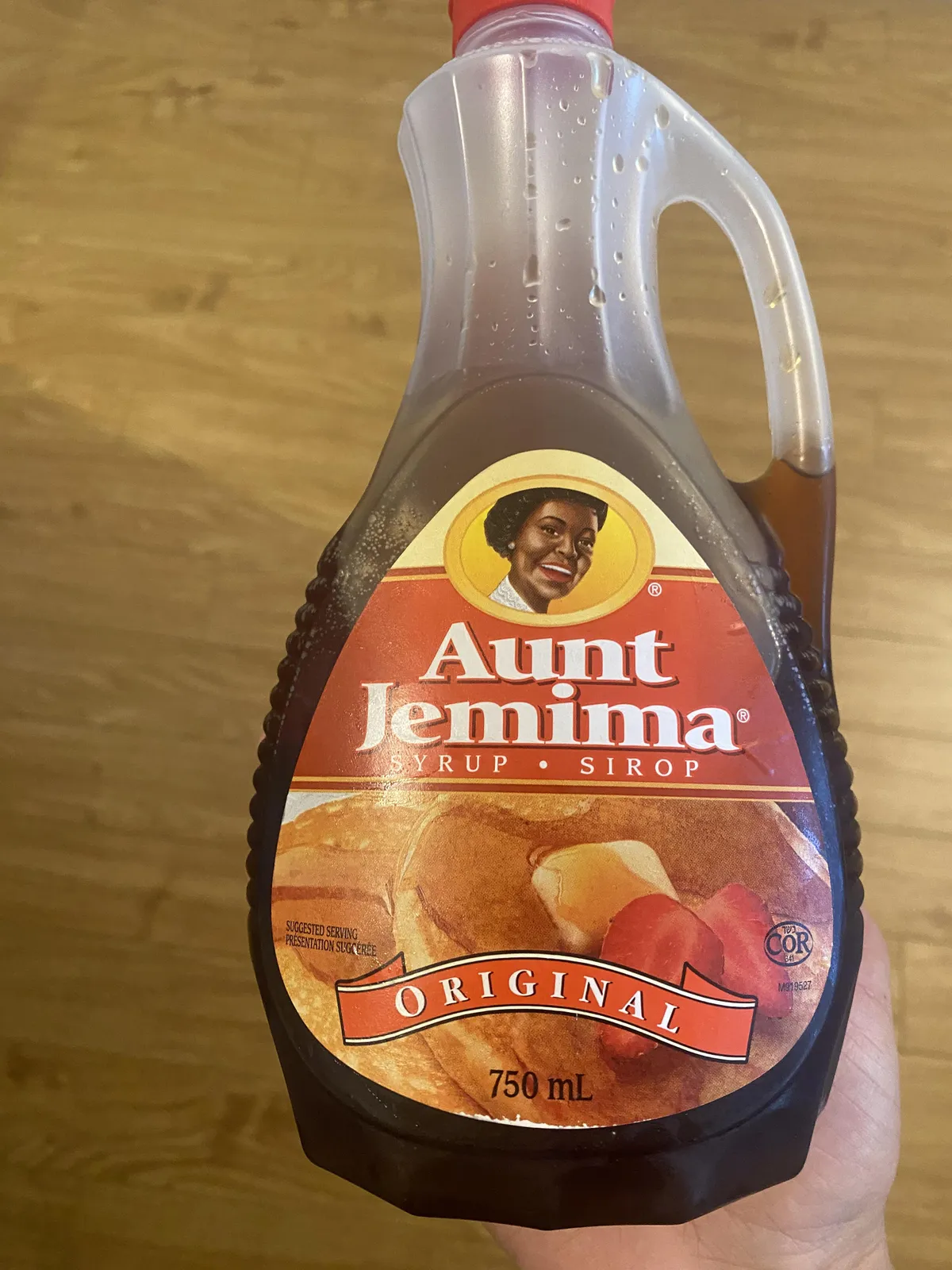 I still have a bottle of Aunt Jemima