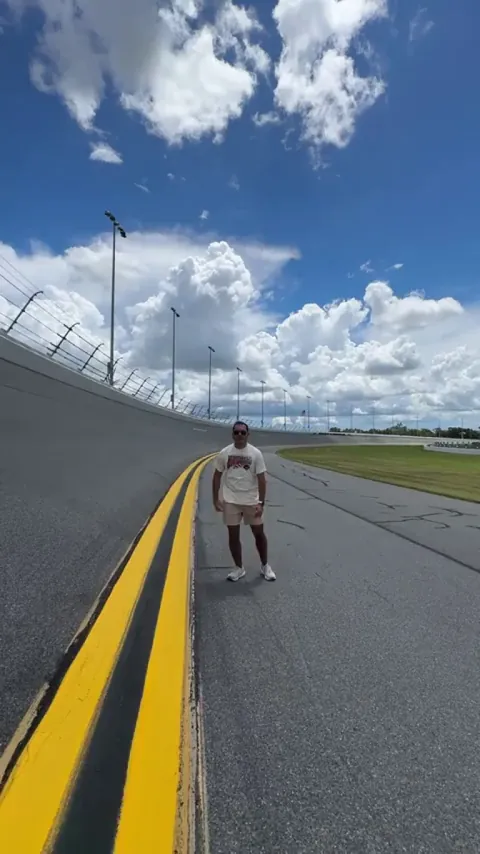 The banking at Daytona International Speedway