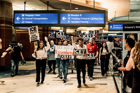 ICE Protests at Phoenix Sky Harbor Int’l Airport