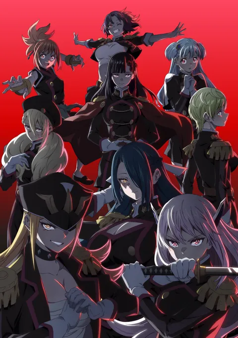 Mato Seihei no Slave (Chained Soldier) Season 2 New Key Visual