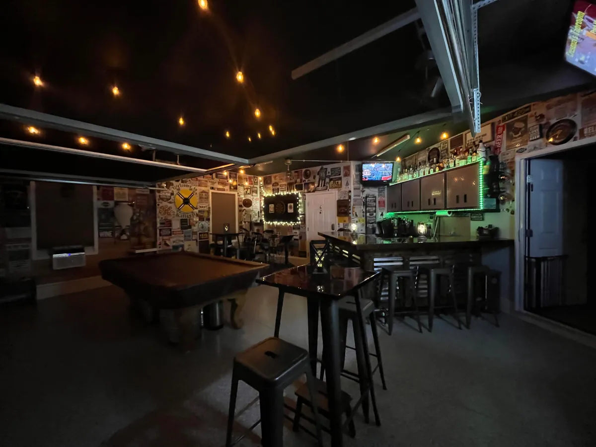 Bar never closes at my house