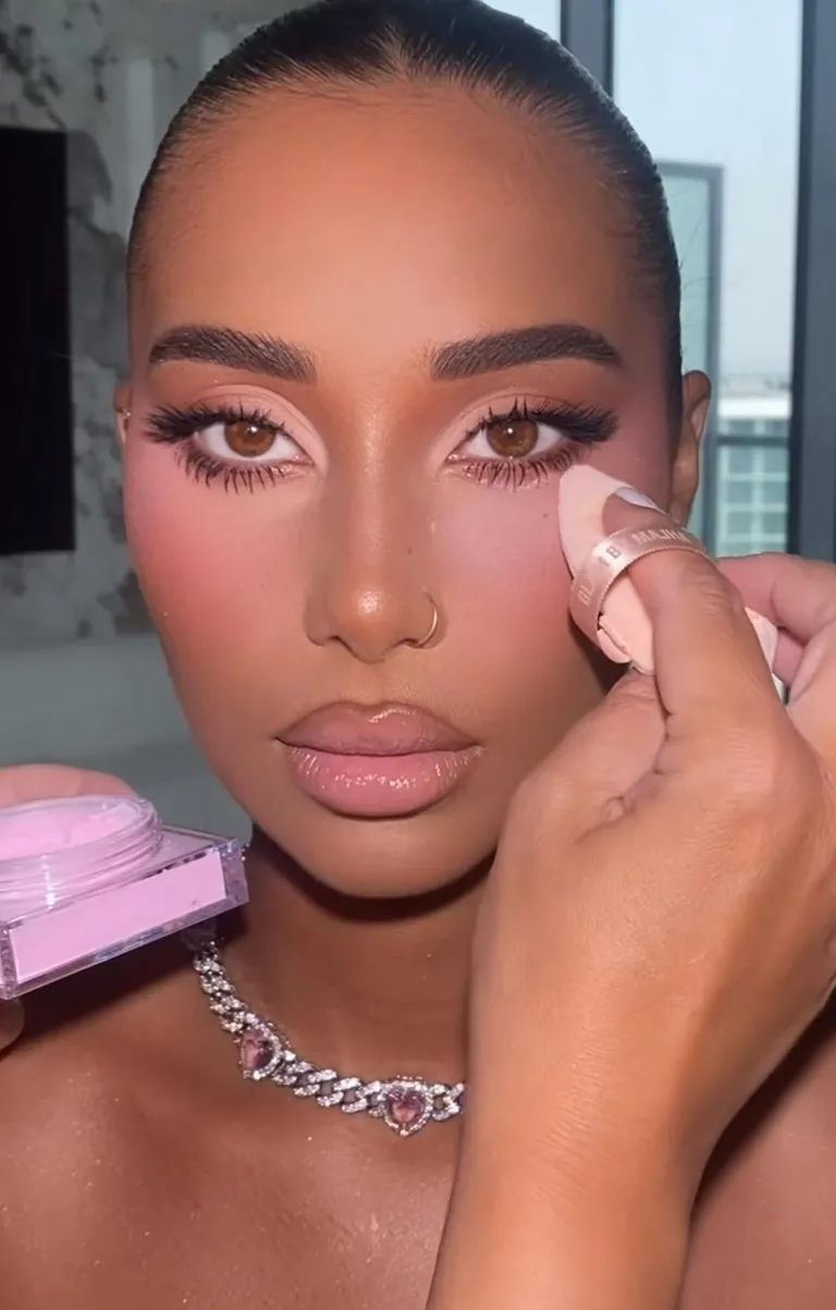 Does the pink under eye trend look good IRL?